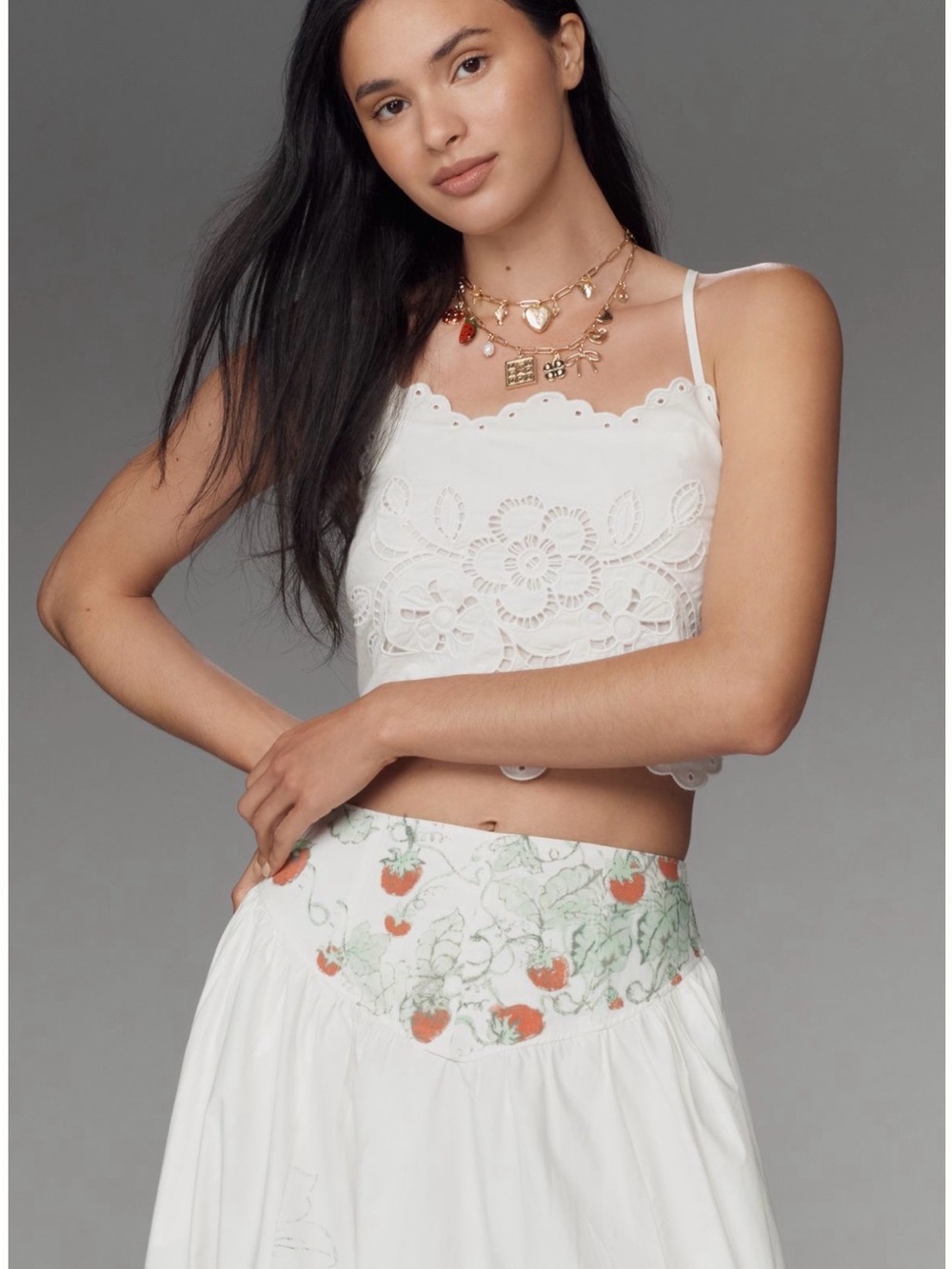 Swan Gossip X for Anthropologie Basque-Waist Maxi Skirt - 14 - Picture 2 of 15